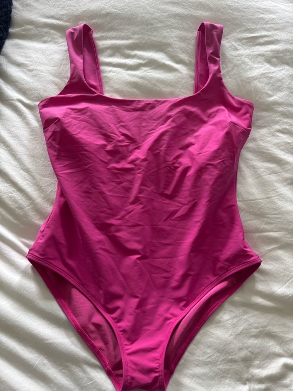 Solid Hot Pink One-Piece Swimsuit